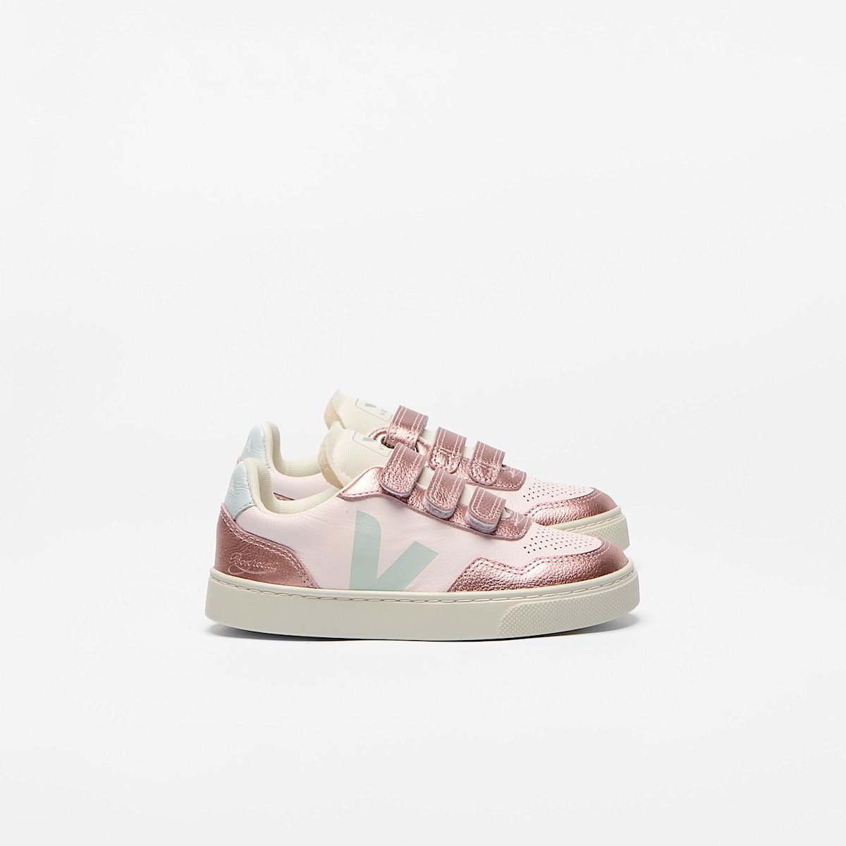 V-90 LEATHER VEJA X BONPOINT LASSI SUN NACRE