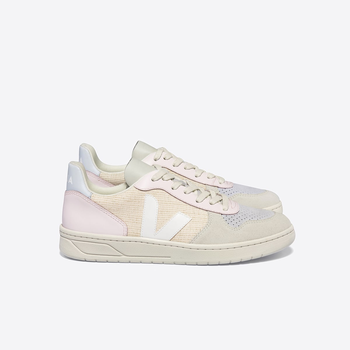V-10 J-MESH JUTE WHITE MULTICO